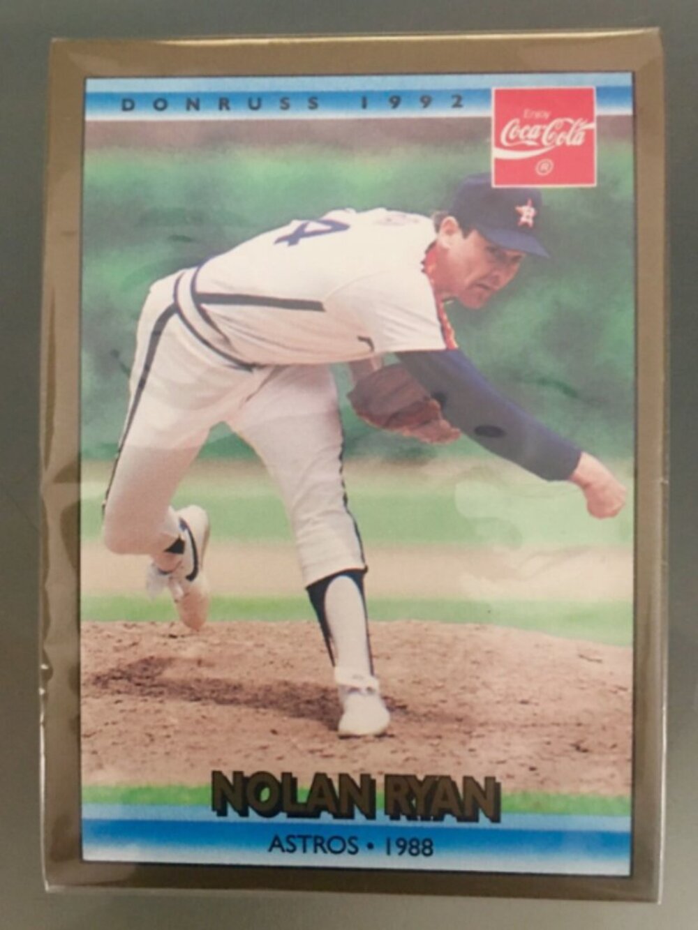 92 Donruss Nolan Ryan Coca Cola Unopened Sealed Pack New York Mets